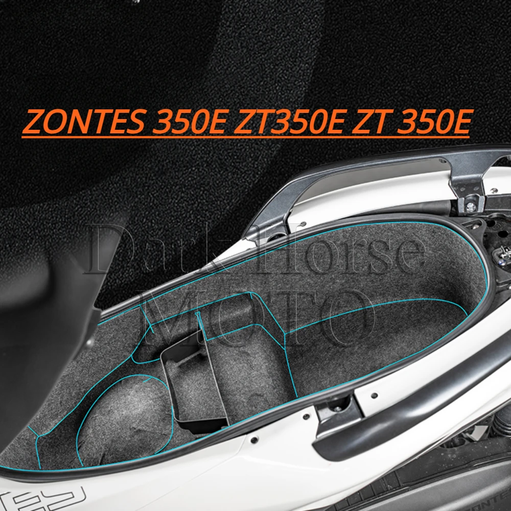 Per Zontes 350E Zt350E Zt 350E Moto Posteriore Tronco Cargo Liner Protector Seat Bucket Pad Accessori