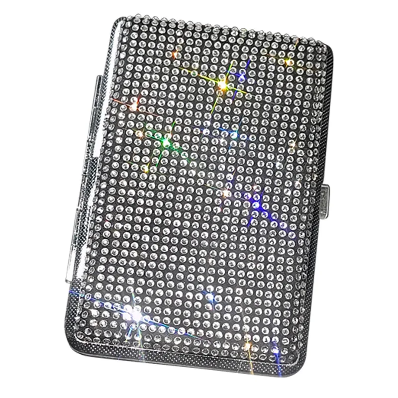 Elegant Rhinestone Luxury Cigarette Case Set - Premium Gift