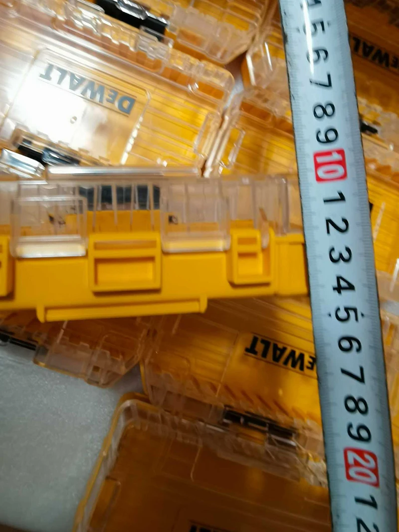 Dewalt Bohrer Teile Aufbewahrung sbox Bit halter Schall wand Elektro werkzeuge Zubehör stapelbar Tough Case Batch Kopf Teiler Regal – Detail 15