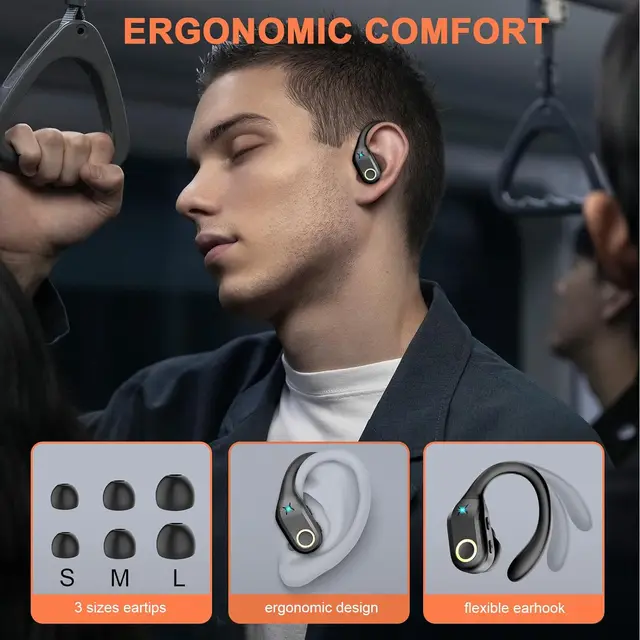 New Wireless TWS Bluetooth Earphone with LED Display Button Noise Canceling Earbuds Sports Music Game Headset Waterproof for ios 2