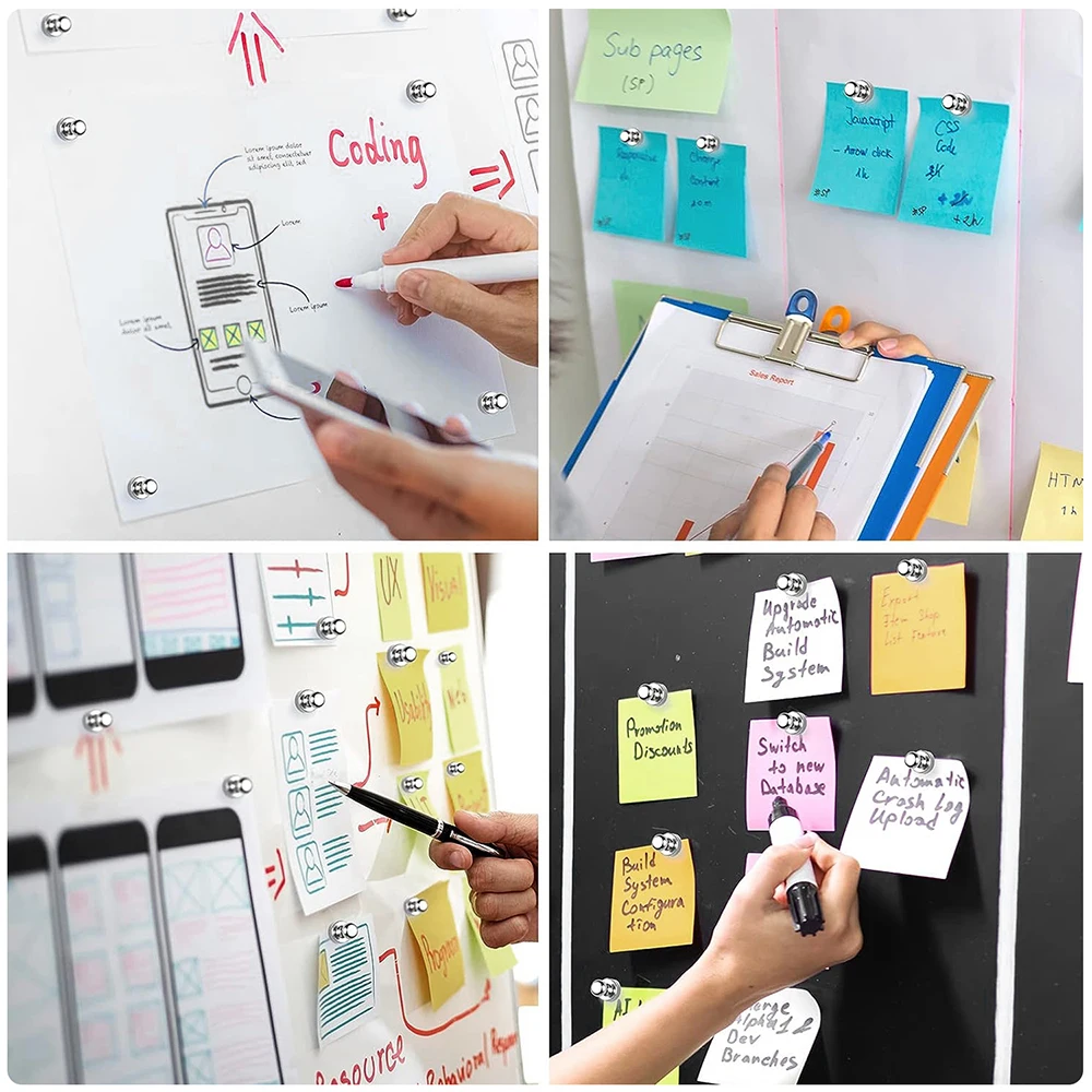 Strong Magnet Clip Neodymium Magnetic Pushpins for Refrigerator Office Whiteboard neodymium magnets magnetic push pins