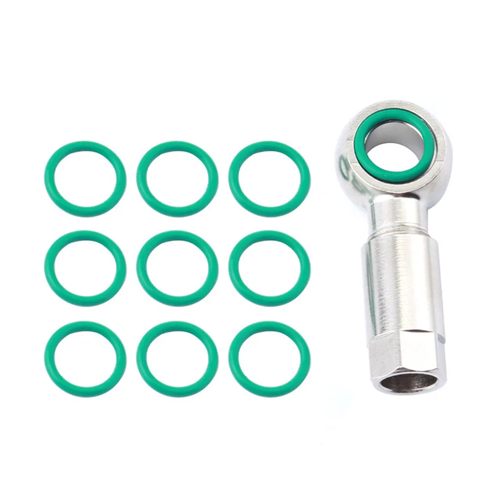 Bike Bicycle Banjo O Rings Sostituzione 10 Pz/Kit Tubo Freno Kit Verde Per-Shimano Xt Xtr Sm-Bh90 Alta Qualità