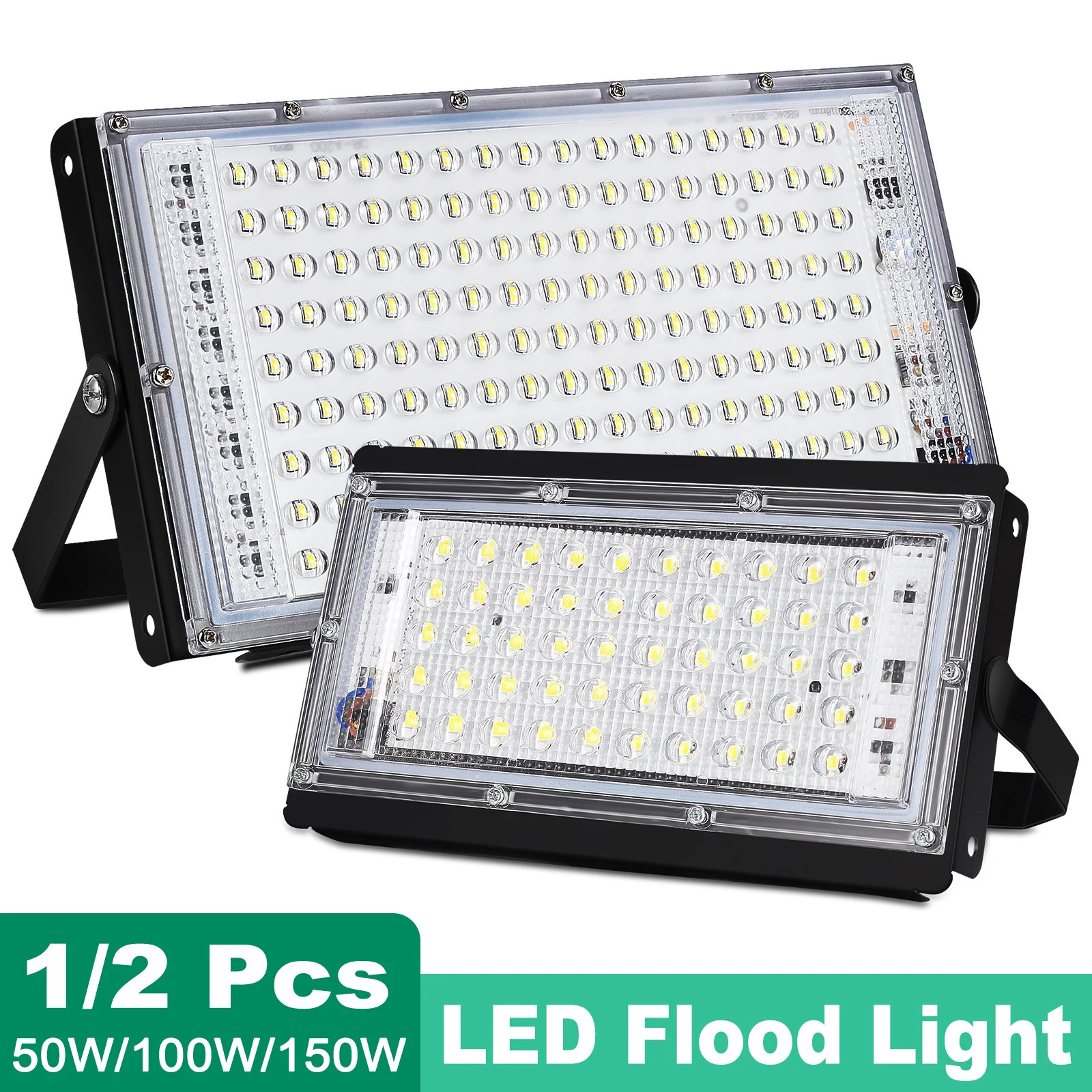 Flood Light 50w 100w 150w Foco Led Exterior Lighting Outdoor Led Projector Reflector Lamp 220v Spotlight Waterproof Street Lamp