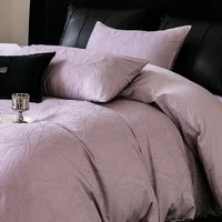 2025 New Solid Color Bedding Sets - High-End Long-Staple Cotton, 100% Pure, High Thread Count, 1.5m Bed 1