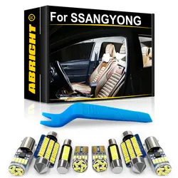 Car LED Interior Light Canbus For SSANGYONG Rexton Korando KJ C Musso Actyon Sports 1 2 Grand Tivoli Turismo Kyron Accessories