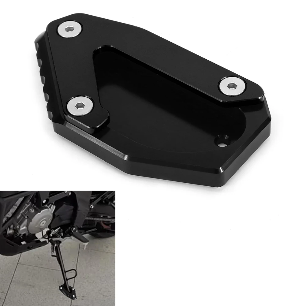 Kickstand Shoe Fit For Suzuki V-Strom 650/XT650 2014-DL650 2012-Side Stand Enlarger Extension Parking Pate Pad motorcycle accessories