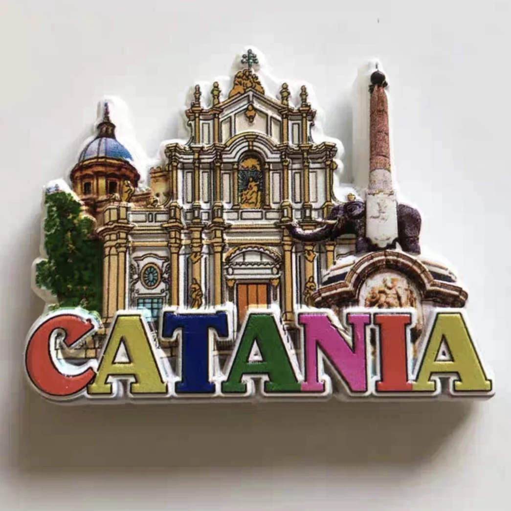 3D Fridge Magnets Sticker Collection Italy Roma Verona Decoration