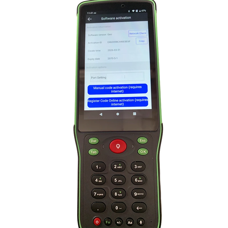 전문 GNSS GPS 데이터 수집기 STONEX SH5C 유니스트롱 UC10 알파 T 시리즈 휴대용 RTK 컨트롤러 (토지 측량용)