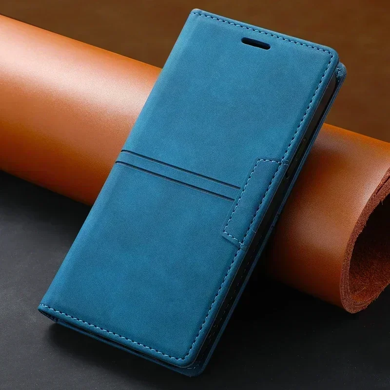 Premium Wallet Magnetic Leather Cover
