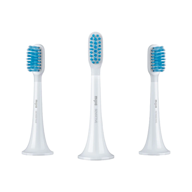 Original Xiaomi Mijia Smart Acoustic Electric Toothbrush Head T300 T500 Mini Clean Heads 3D Brush Head Combines with The Teeth electric facial cleansing brush 2 speeds adjust facial exfoliating massage brush with 3 heads for deep clean removing blackhead