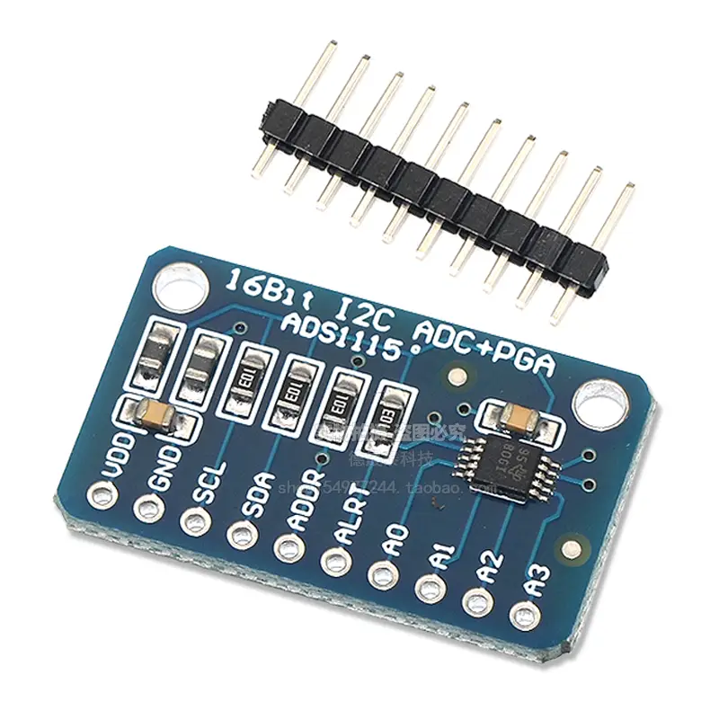 High Performance 4-Channel 16-Bit ADS1115 ADC Module - Analog-to-Digital Converter Development Board image 4