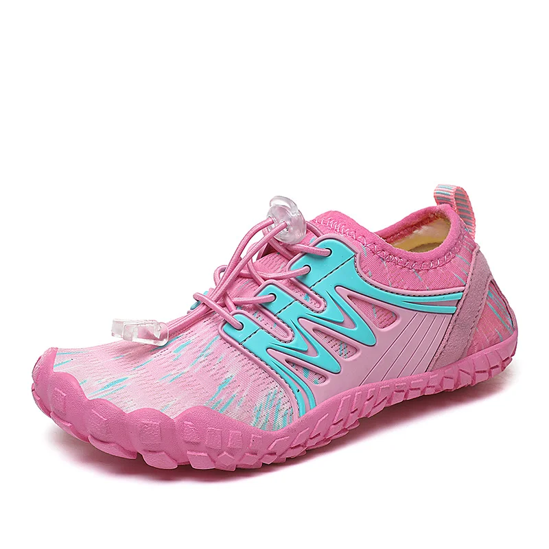 Pink aqua shoes