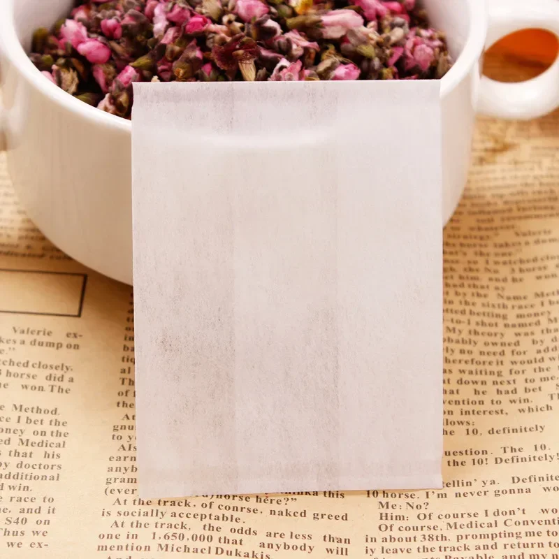 Disposable Filter 100/200/500 Pack Flip-Over Seal Empty Teabags Herb Loose Tea Bag