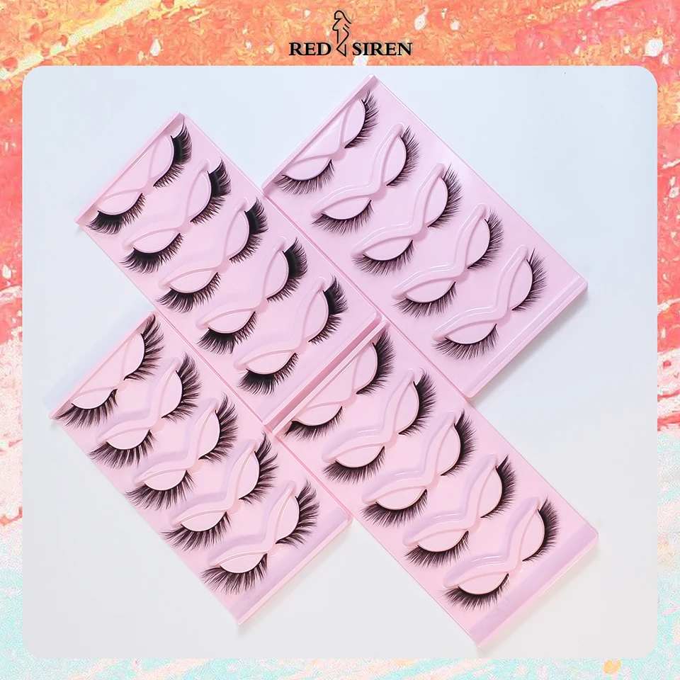 Рисунок 5 - Ресницы с красной сиреной «кошачий глаз»