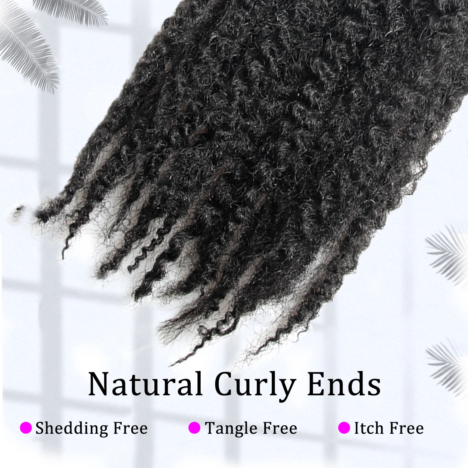 Marley Twist Braiding Hair 14inch Cuban Twist Hair Afro Kinky Curly Twist Crochet Hair Synthetic Hair Extensions 4