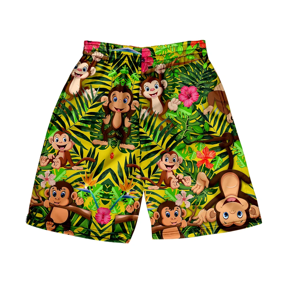 

Пляжные шорты Мужская и женская одежда 3D цифровая печать повседневные шорты модные трендовые штаны для пар 17