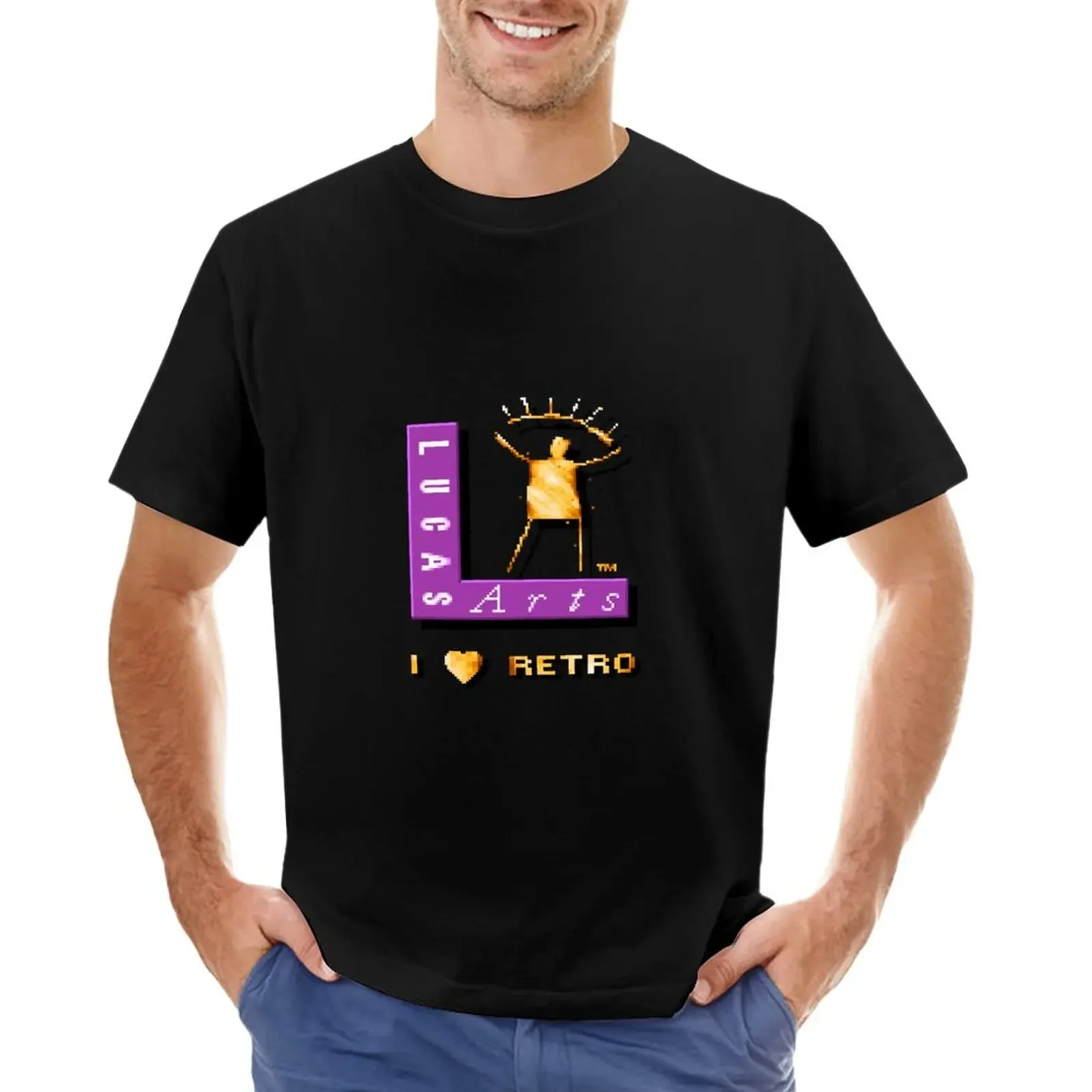 

I love LucasArts T-Shirt Blouse vintage clothes mens funny t shirts