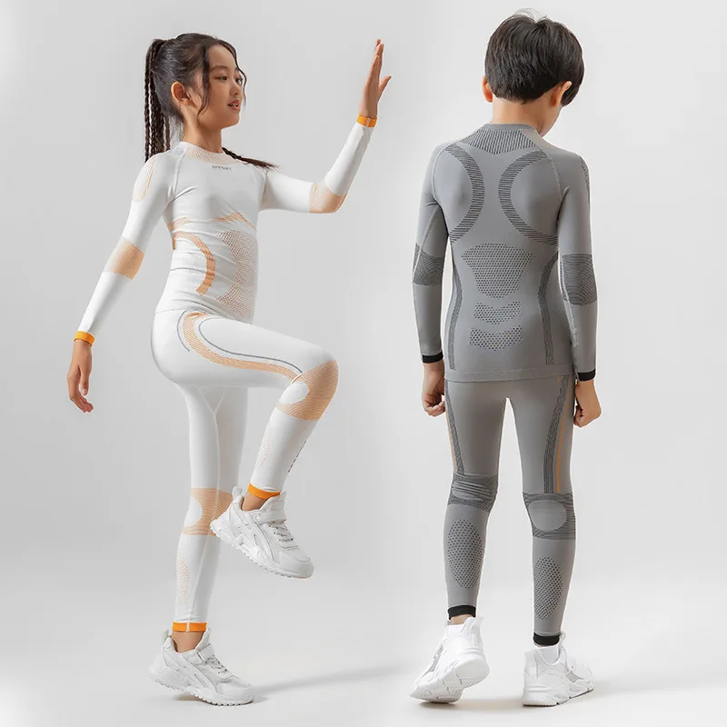 Children Winter Ski Thermal Underwear Sets Boys Girls Warm Breathable Skin-friendly Thermo Underwear Thermo Underwear For Kids 3