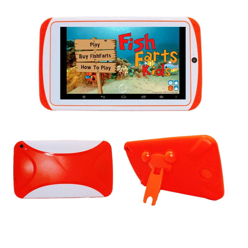 Gift Silicone Bracket Case 7 Inch E98 Android 10.0 KID Tablet 1GRAM 16GROM Quad Core Dual Camera WIFI 4