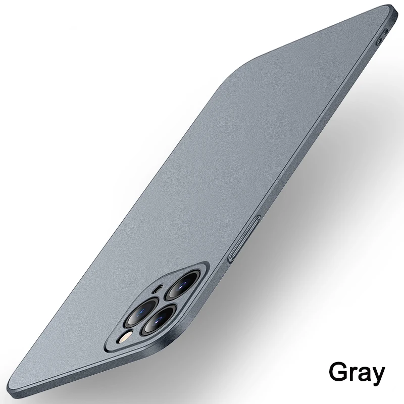 Sleek Sandstone Matte Shockproof Phone Case – Ultra Thin Durable Hard Cover