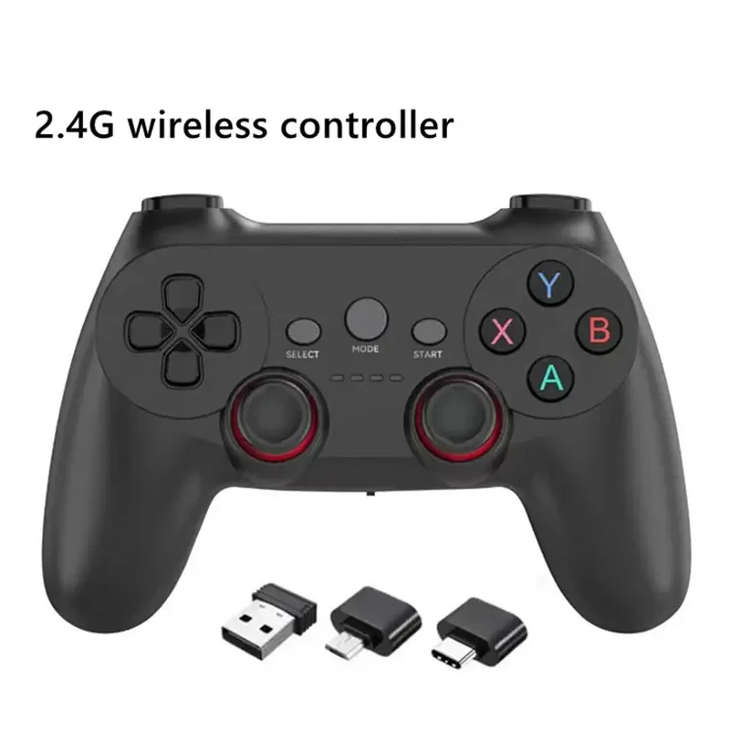 24GWirelessGamepadJoysticksGameControllersSupportAndroidAnd