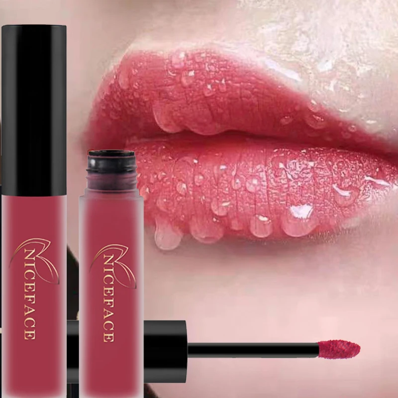 

18 Colors Moisturizing Lipstick Sexy Long Lasting Velvet Matte Lip Gloss Women Beauty Red Nonstick Cup Waterproof Lips Makeup