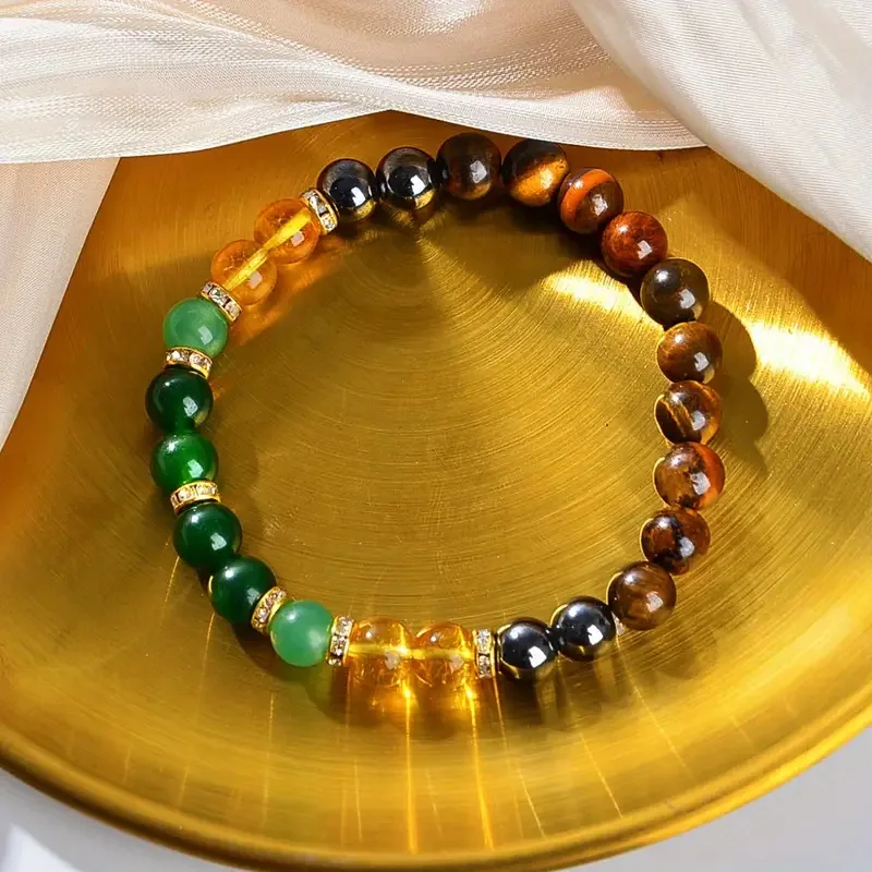 Handmade 8mm Multi-Color Beaded Bracelet - Perfect Gift for Festivals and Anniversaries