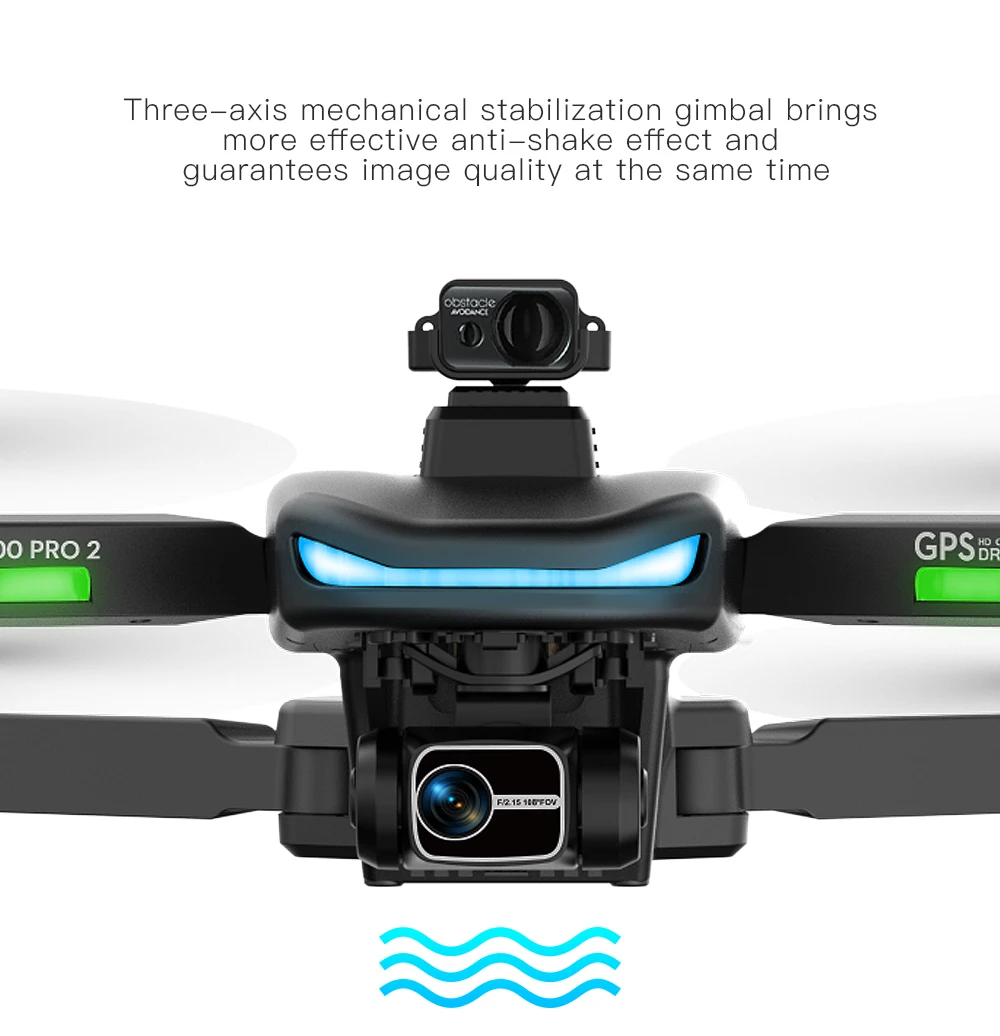 L800 Pro 2 Drone, gimbal brings more effective anti-shake effect and guarantees image quality . celet