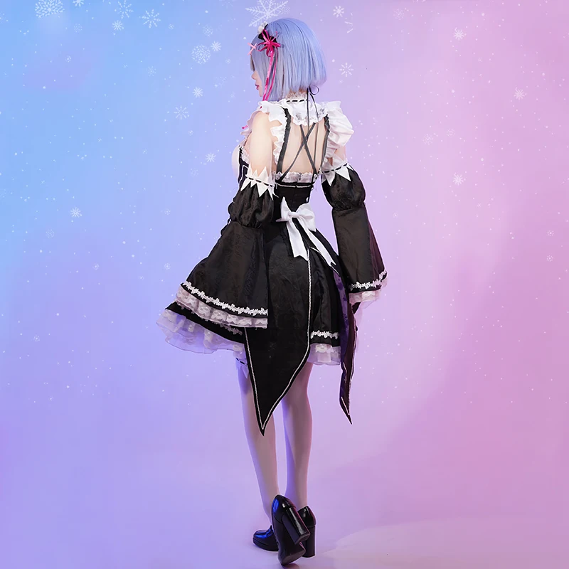 Re:Zero Rem Maid Uniform Cosplay Costume