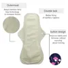 Reusable Menstrual Pads for Women, Heavy Flow, Bamboo Washable Sanitary Napkins, Printed Night Use, Breathable, 1Pc Size 13" 2