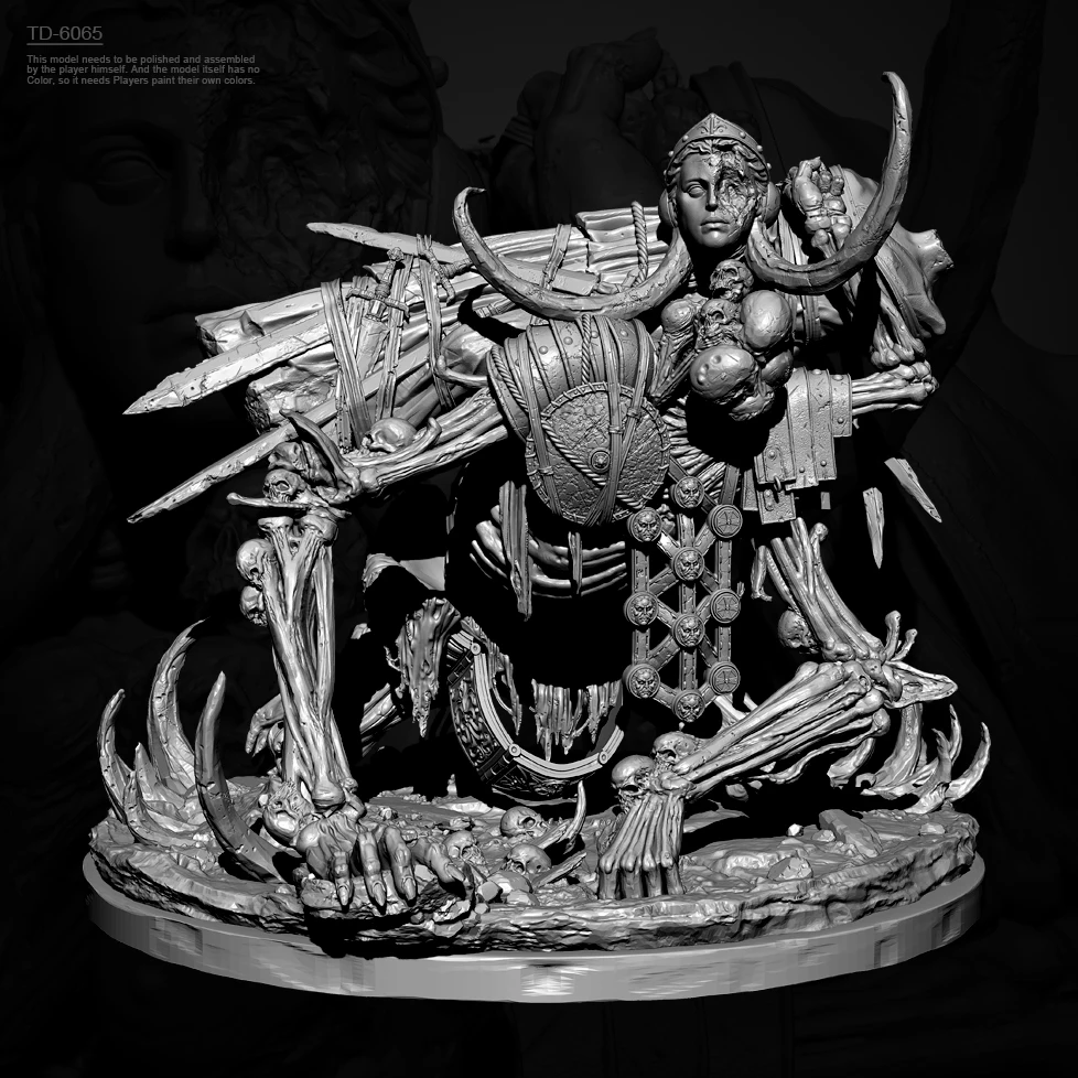 38mm 50mm 75mm Resin model kits figure beauty colorless and self