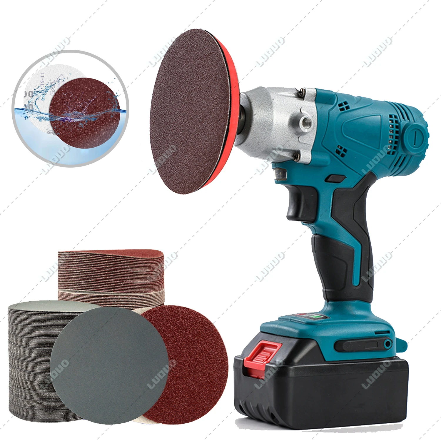 Wet Sanding Sheet Dry Polishing Round Sandpaper Car Detailing Headlight Restoration Kit Grinder Accessories Sanding Discs Paper sanding discs sandpaper set