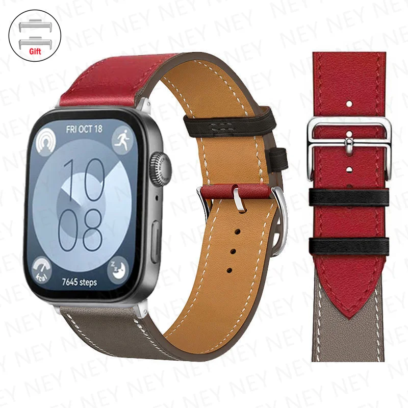 Premium Leather Watch Band - Elegant Retro Bracelet Replacement Strap