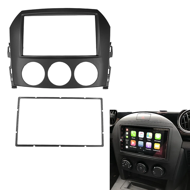 

2 Din Car Radio Fascia For Mazda MX-5 MX5 Miata DVD Stereo Frame Plate Adapter Mounting Dash Installation Bezel Trim Kit