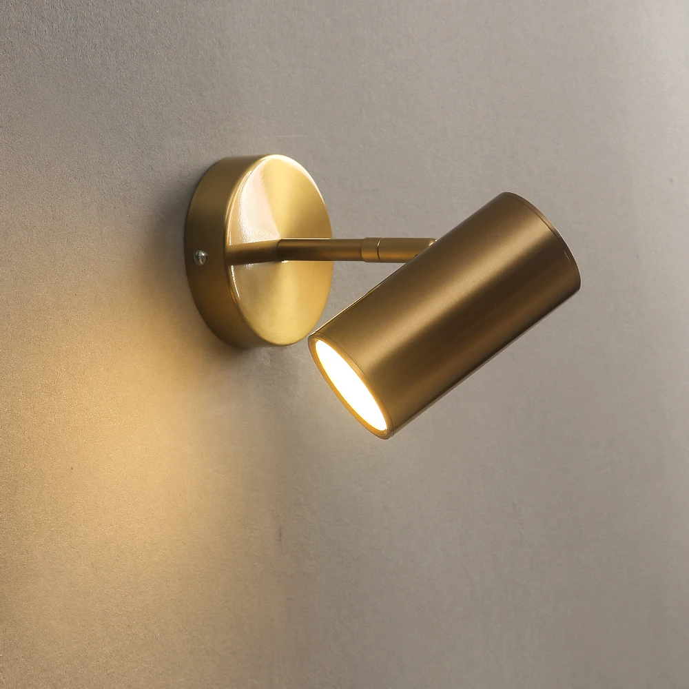 Nordic Modern Wall Lamp Beside Bedroom Adjustable Angle LED Wall Lights Fixtures Living Room Stair Lights Entrance Lighting 2