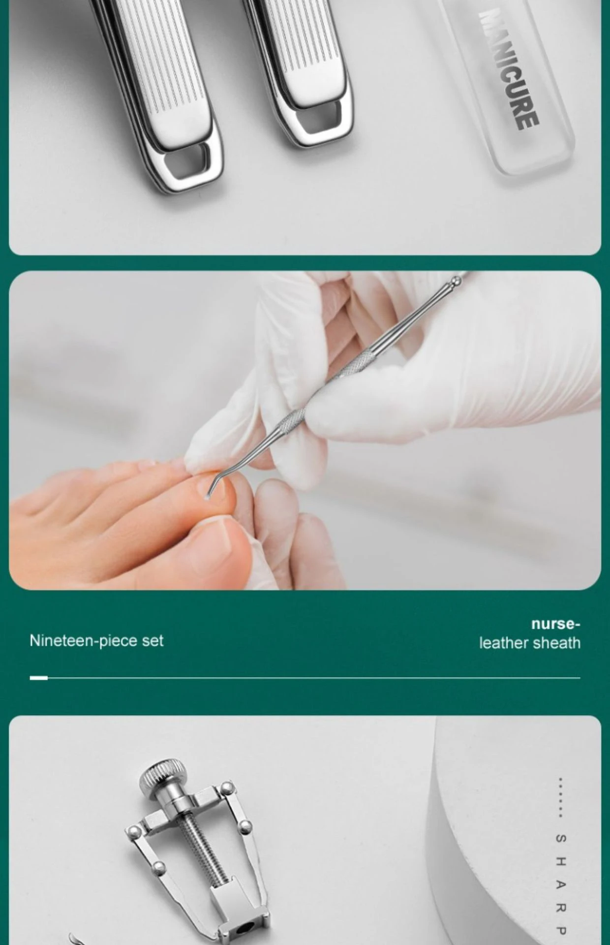 16Pcs Pedicure Set - Your Premium Ingrown Toenail Tools Kit