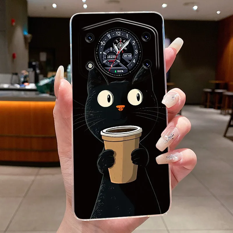 Stylish Transparent Silicone Shockproof Butterfly Design Soft Phone Case