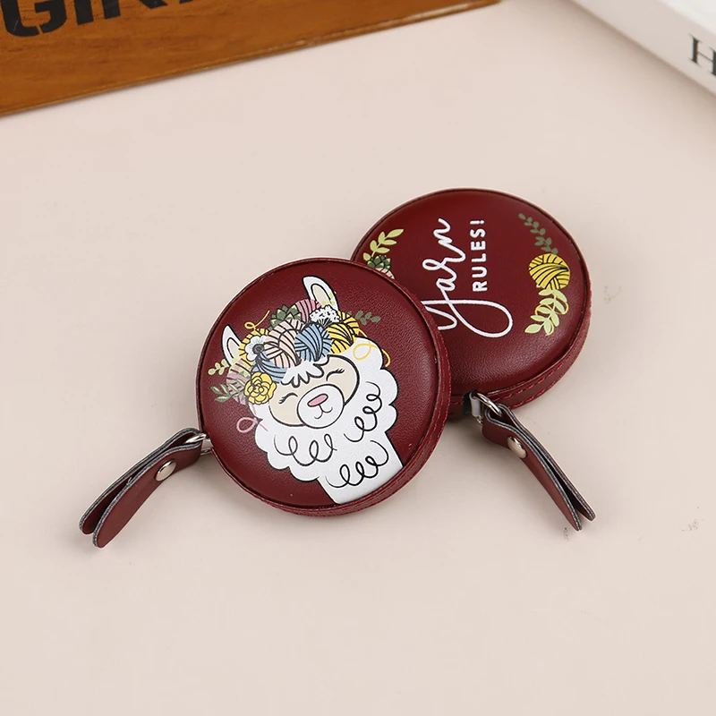 1Pcs 1.5m Portable Retractable Vintage Style Mini Tape Nostalgia Measure Ruler Retro Sewing Centimeter Inch Roll Tape tape measure measuring tape measuring ruler
