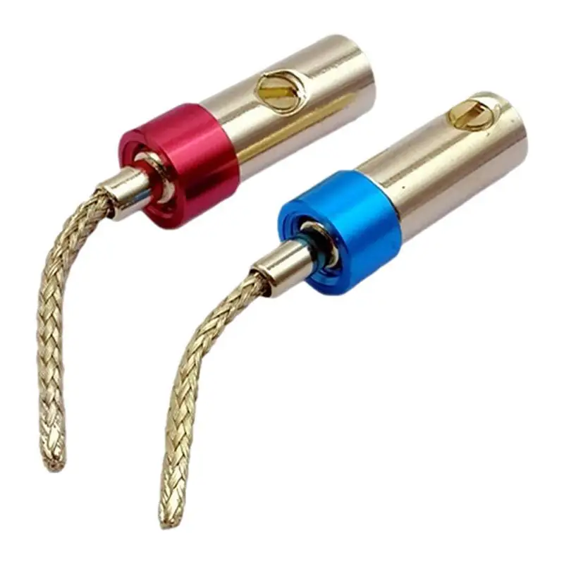 

Speaker Connectors Banana Plugs Gold Plated Banana Connector for Speakers Welding-Free Design Connection Supplies for Speakers