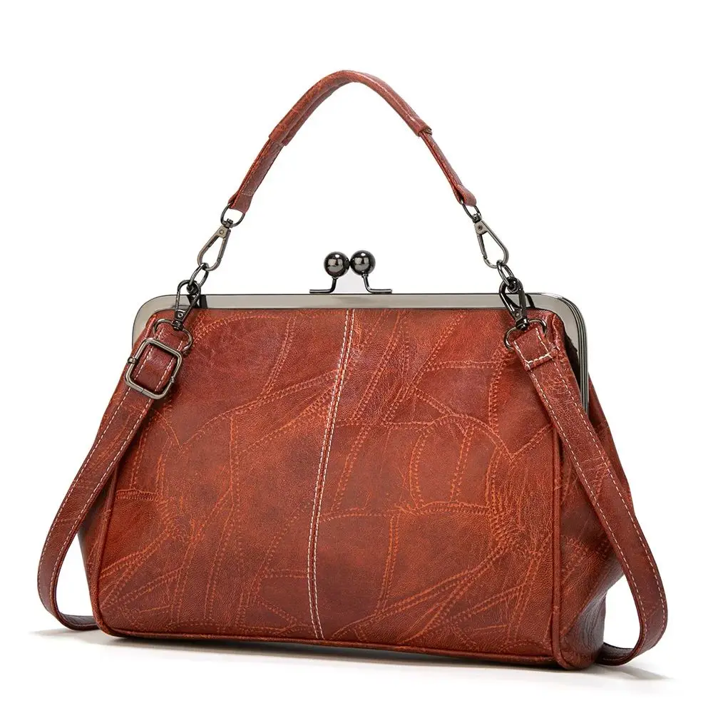 Retro Frame Shoulder Bags Women's Crossbody Purse Multi-Functional  Bag for Girls Fashionable And Versatile - 4