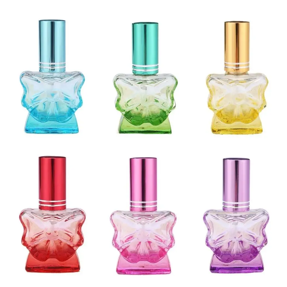 Luxury Perfume Refillable Bottle Bowknot Shaped High-end Perfume Atomizer Transparent Empty 15ml Glass Spray Bottle