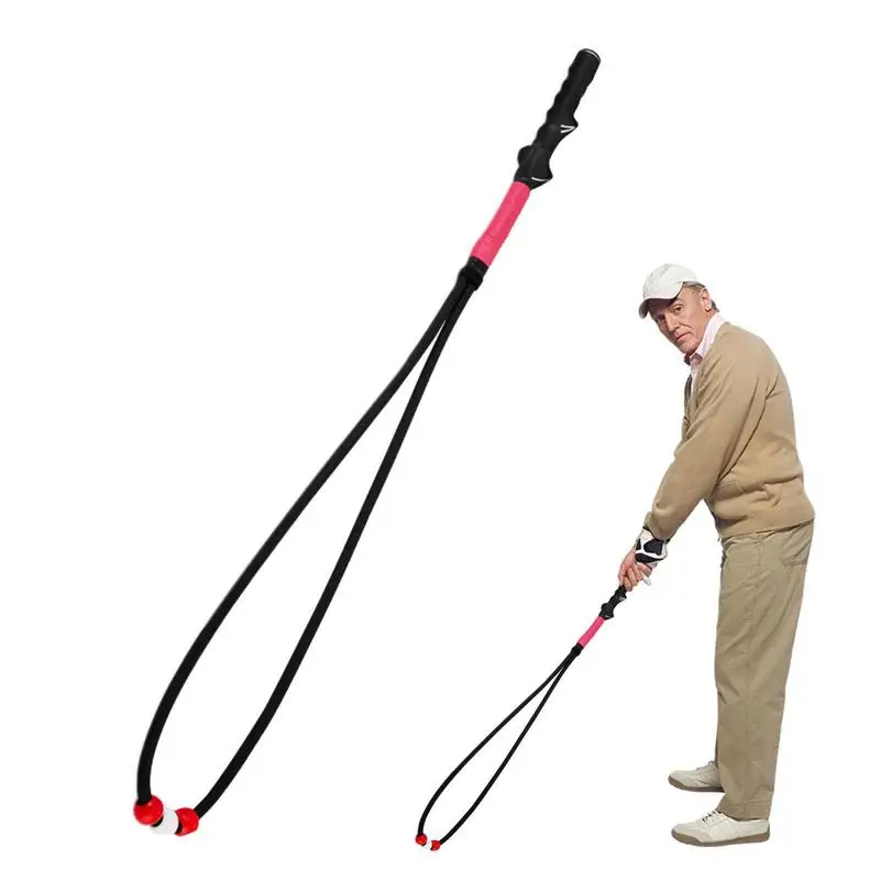 

Golf Swing Training Rope Golf Adjustable Elastic Practice Trainer Beginner Friendly Swing Helper For Warm-up Portable Swing