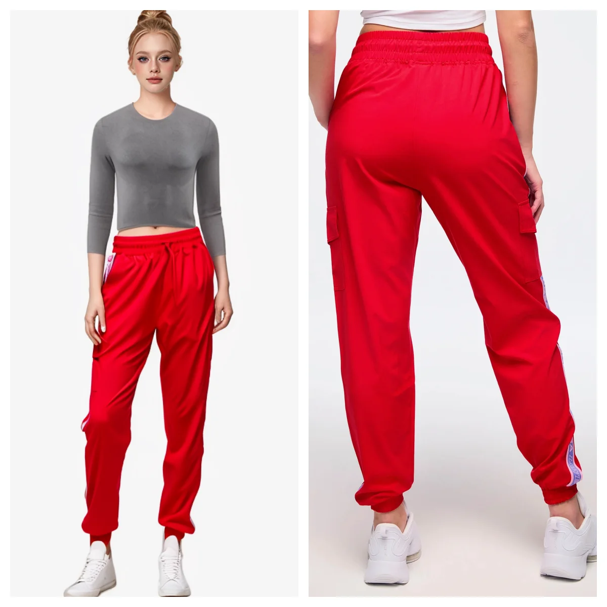 ABCDE Fitness Dancing Running Casual Loose Men's and Women's Quick-drying Trousers 0517 3