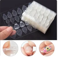 240PCS Strong Adhesive Glue Tape for Press-on Nail Tips - Double Side Adhesive Film for False Nails-Transparent 2