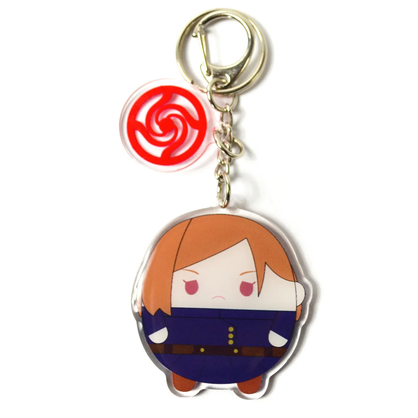 SXTQFDC Anime Jujutsu Kaisen Keychain Sukuna Yuji Itadori Keyring Bag  Ornaments at  Men's Clothing store