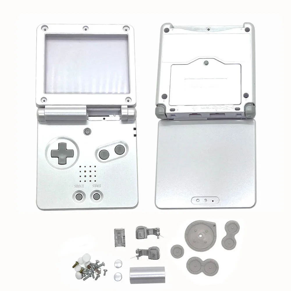 New Shell Case for GBASP Housing GBA SP Shell with Buttons Sets Replacement for Gameboy Advance SP Game Accessories