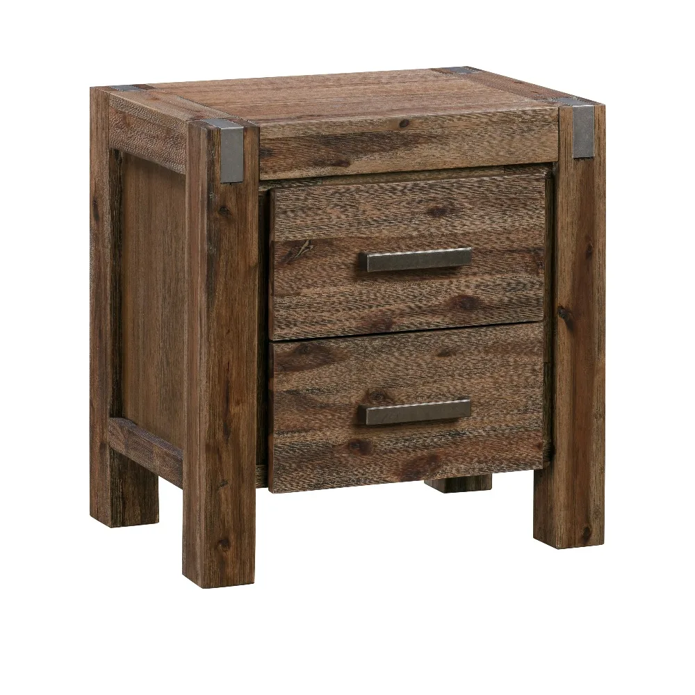 Modern Acacia Solid Wood Bedroom Set – Customizable Size & Color 4