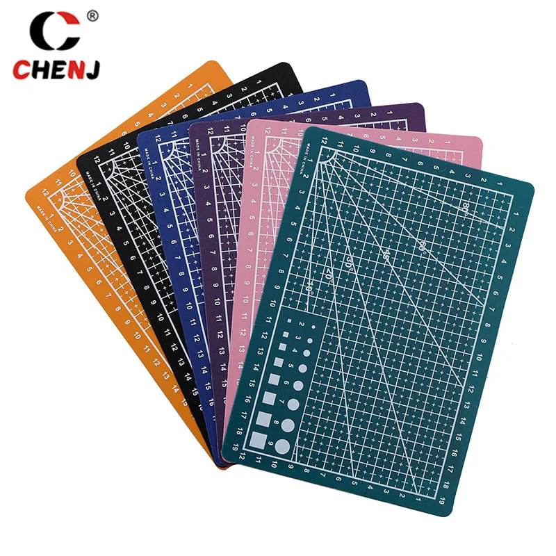 A4 A5 단색 다색 재단 매트 재봉 매트 단면 공예 패드 원단 재봉 및 제작용 재단판 DIY 미술 도구