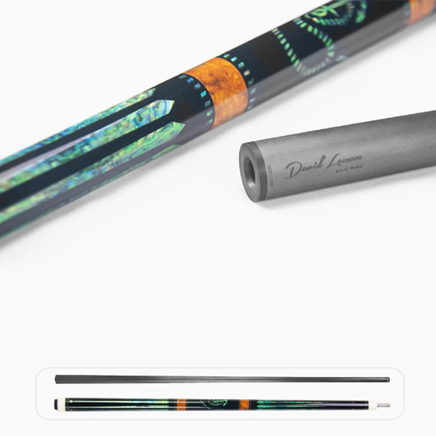 David Loman Billiard Carbon Fiber Pool Cue Stick 58 inches,3