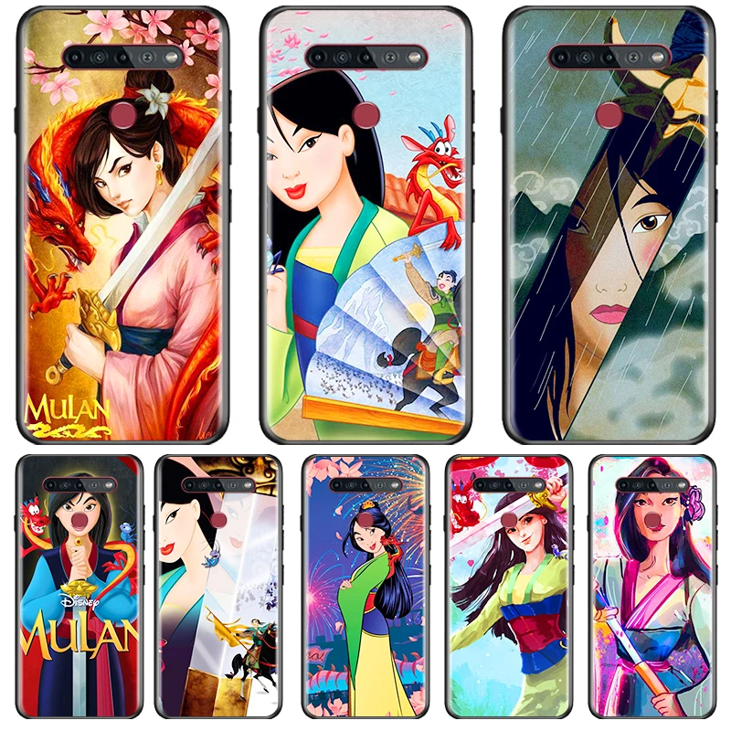 Bello Femminile Generale Mulan Del Telefono Lg K92 K42 K22 K71 K61 K51S K41S K30 K20 2019 Q60 V60 V50 S V40 V30 G8S G8 Nero Della Copertura